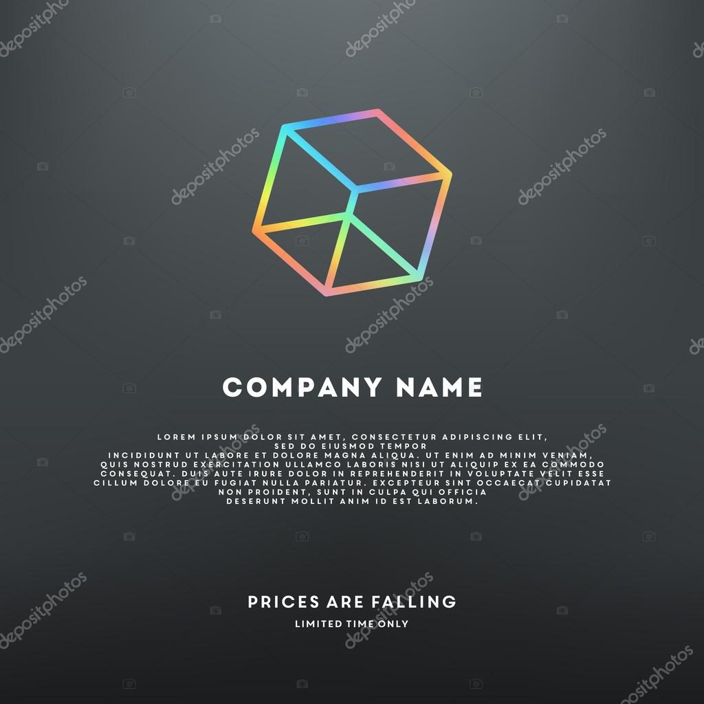 Abstract vector logo template
