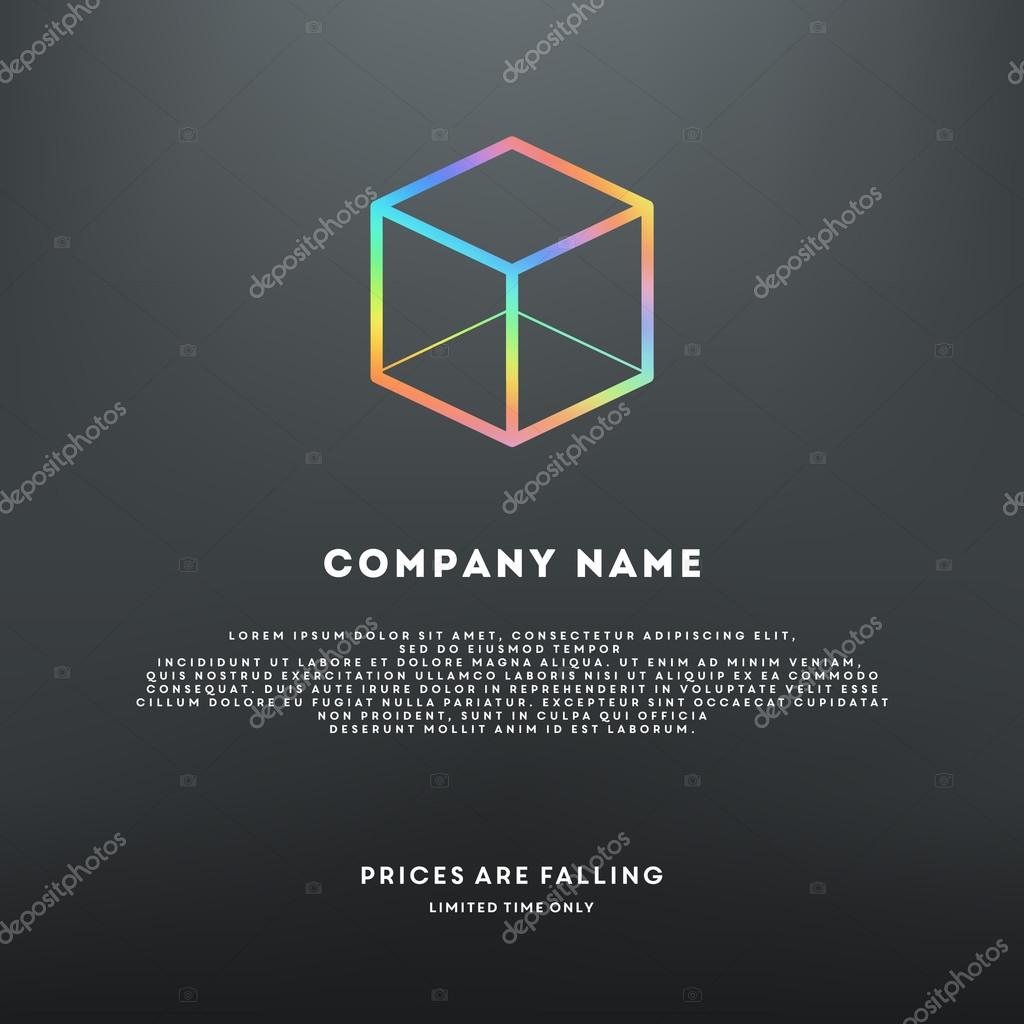 Abstract vector logo template