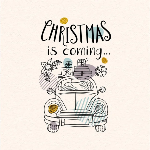 Joyeux Noël illustration — Image vectorielle