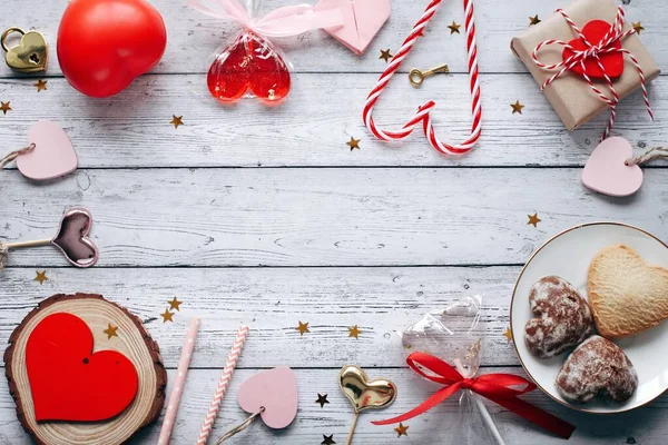 Platt Låg Romantisk Fotografering Naturlig Bakgrund Söt Romantisk Gratulationskort Mall — Stockfoto