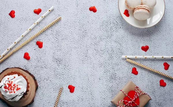 Piso Yacía Fotografía Romántica Sobre Fondo Natural Linda Tarjeta Felicitación —  Fotos de Stock