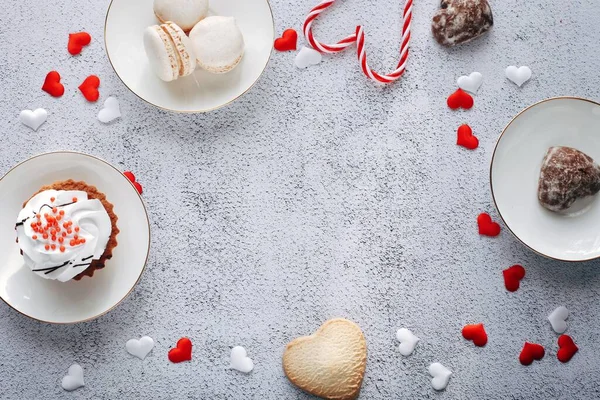 Piso Yacía Fotografía Romántica Sobre Fondo Natural Linda Tarjeta Felicitación —  Fotos de Stock