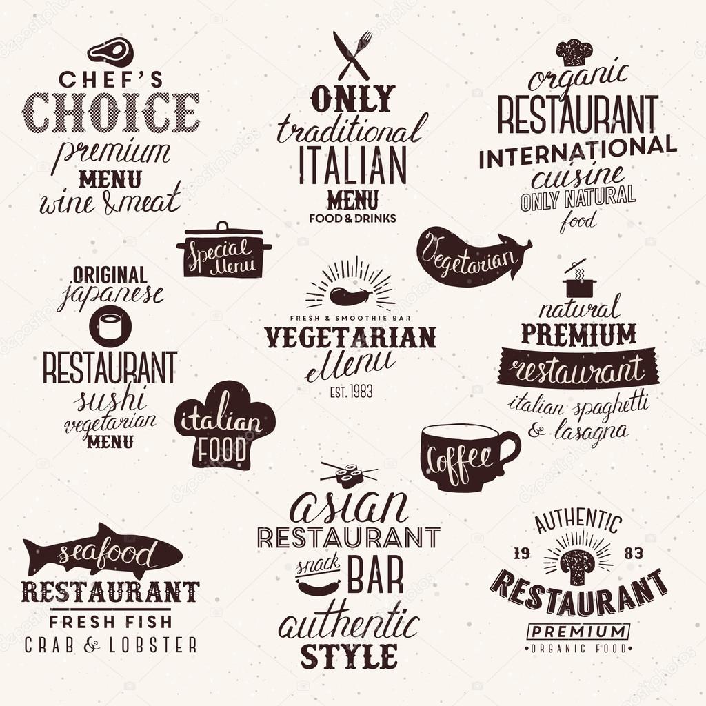 Label for restaurant and cafe Stock Vector by ©Vikasuperstar 64156511