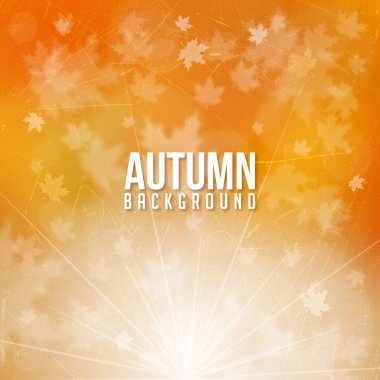 sonbahar arka plan illüstrasyon