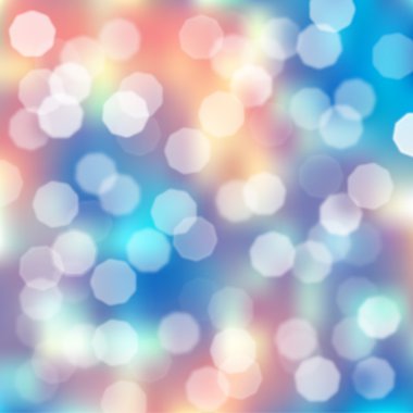 Bulanık ışıklar illüstrasyon