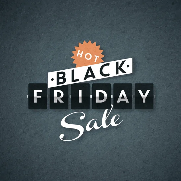 Black Friday sale illustration — Stock Vector