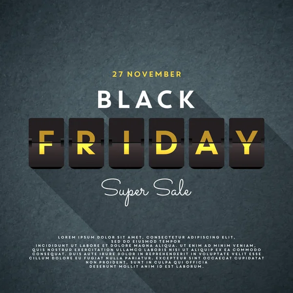 Illustration zum Black Friday Sale — Stockvektor