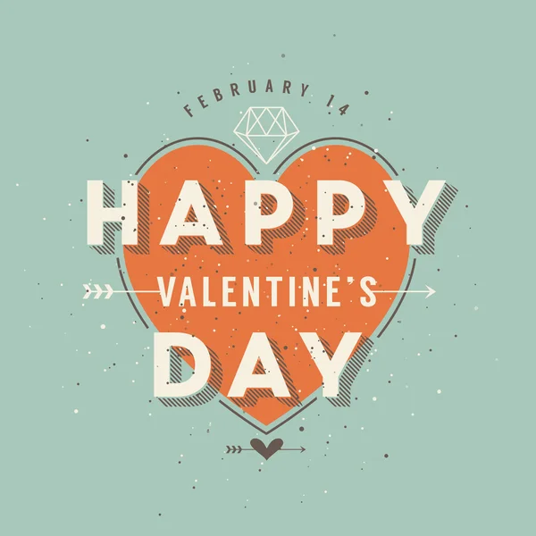 Valentine's Day illustration — Stock Vector