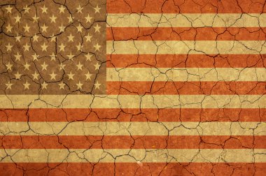 soyut Amerikan bayrağı