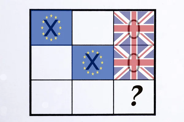 UK referenda koncept — Stock fotografie