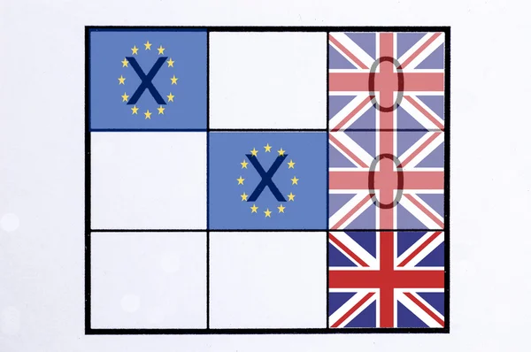 Royaume-Uni référendum concept — Photo