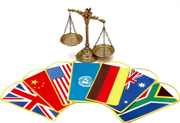 International Law and Justice — Stock Photo, Image