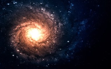 Starfield birçok ışık yılı uzakta dünya derin uzayda. Nasa tarafından döşenmiş bu görüntü unsurları