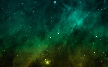Starfield birçok ışık yılı uzakta dünya derin uzayda. Nasa tarafından döşenmiş bu görüntü unsurları