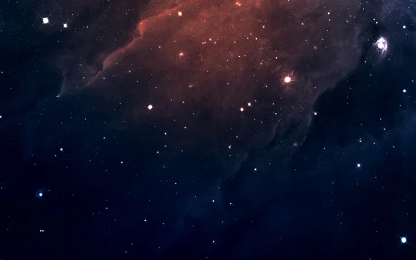 Campo stellare nello spazio profondo molti anni luce lontano dalla Terra. Elementi di questa immagine forniti dalla NASA — Foto Stock