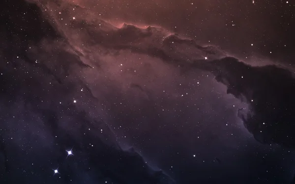 Starfield in deep space vele lichtjaren ver van de aarde. Elementen van dit beeld ingericht door Nasa — Stockfoto