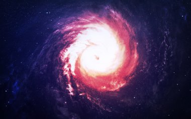 Starfield birçok ışık yılı uzakta dünya derin uzayda. Nasa tarafından döşenmiş bu görüntü unsurları