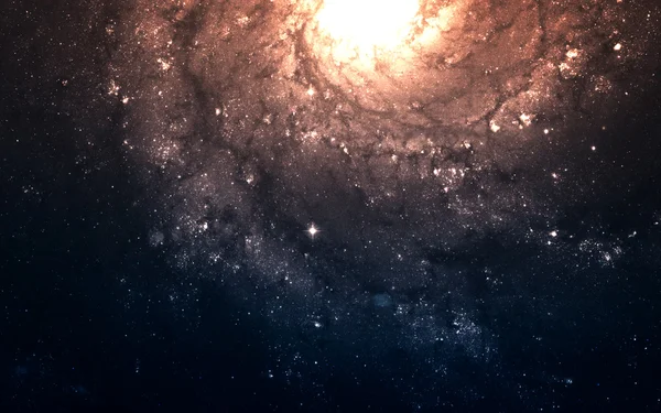 Звездное поле в глубоком космосе на много световых лет дальше от Земли. Элементы этого изображения предоставлены НАСА — стоковое фото