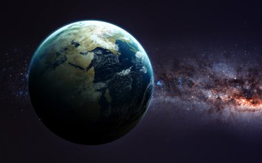 Dünya'dan alan gösterilen tüm onlar güzellik. Son derece ayrıntılı görüntü, NASA tarafından döşenmiş öğeler dahil olmak üzere. Diğer yönler ve gezegenler kullanılabilir.