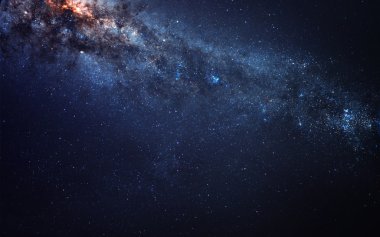 Samanyolu. Galaxy. Nasa tarafından döşenmiş unsurlar