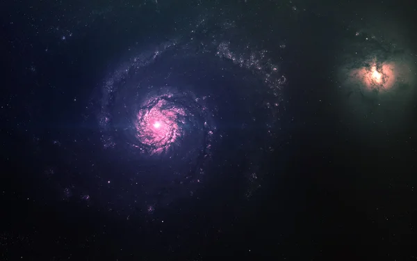 Antecedentes Científicos Abstratos Planetas Espaço Nebulosas Estrelas Elementos Desta Imagem — Fotografia de Stock