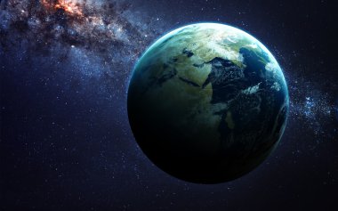 Dünya'dan alan gösterilen tüm onlar güzellik. Son derece ayrıntılı görüntü, NASA tarafından döşenmiş öğeler dahil olmak üzere. Diğer yönler ve gezegenler kullanılabilir.