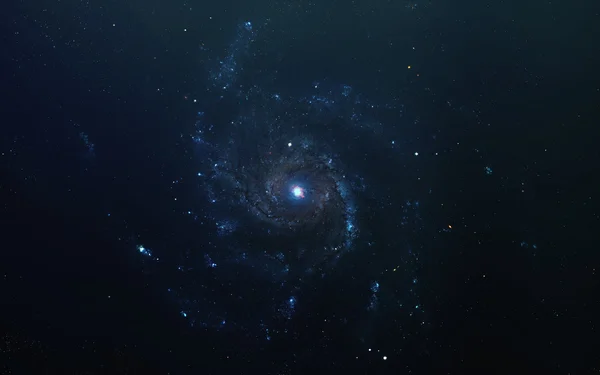 Contexte Scientifique Abstrait Planètes Dans Espace Nébuleuse Étoiles Éléments Cette — Photo