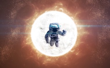 Derin uzay sanat. Nebulanın, gezegenler gökadaları ve yıldız güzel kompozisyon. Duvar kağıdı için harika ve yazdırma. Nasa tarafından döşenmiş bu görüntü unsurları