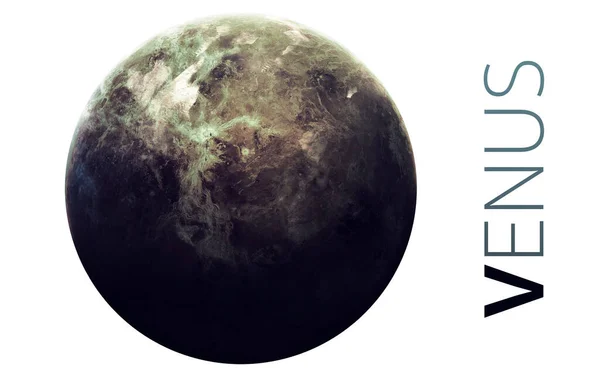 Vênus - A bela arte de alta resolução apresenta o planeta do sistema solar. Esta imagem elementos fornecidos pela NASA — Fotografia de Stock
