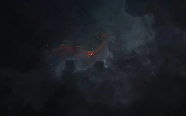 Nebulosa. papel de parede ficção científica, planetas, estrelas, galáxias e nebulosas em imagem cósmica impressionante. Elementos desta imagem fornecidos pela NASA — Fotografia de Stock