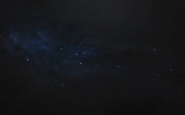Starfield en el espacio profundo. Textura de ciencia ficción y fondo de pantalla. Elementos de esta imagen proporcionados por la NASA — Foto de Stock