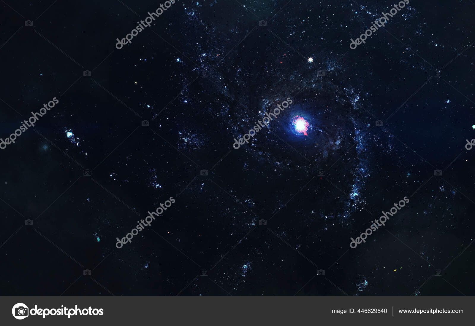 超新星のsf壁紙 星の誕生 深い空間での銀河 Nasaによって提供されたこの画像の要素 ストック写真 C Shad Off