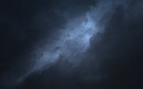 深空。科幻小说壁纸，行星，恒星，星系和星云在令人敬畏的宇宙形象。美国航天局提供的这一图像的要素 — 图库照片