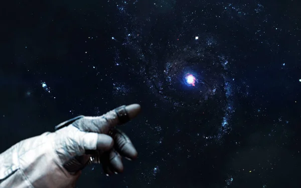 Supernova papel de parede ficção científica, nascimento de estrela, galáxia no espaço profundo. Elementos desta imagem fornecidos pela NASA — Fotografia de Stock