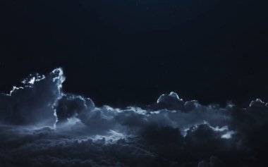 Nebula. Derin uzay görüntüsü, yüksek çözünürlüklü bilim kurgu fantezisi duvar kağıdı ve baskı için idealdir. Bu görüntünün elementleri NASA tarafından desteklenmektedir