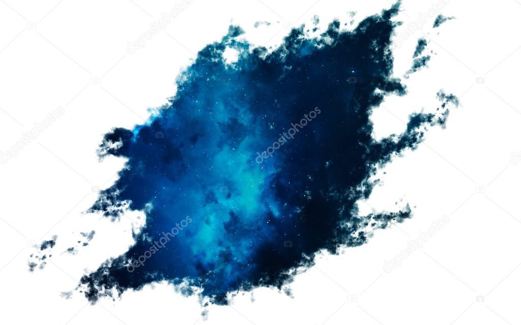 Creative layout made of nebula. Elements of this image furnished by NASA