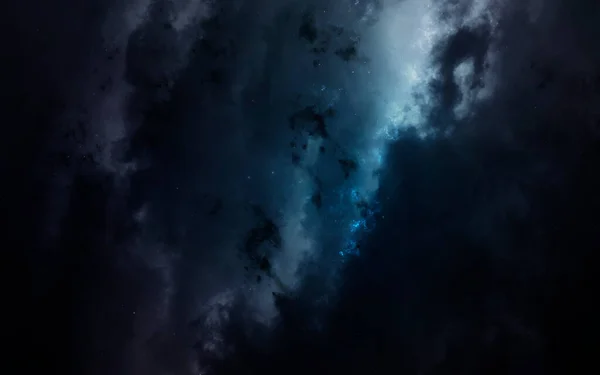 Nebula. Science fiction space wallpaper, incredibly beautiful planets, galaxies, dark and cold beauty of endless universe. Elements of this image furnished by NASA — Stock Photo, Image