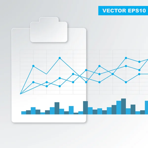 Moderní ploché prvky infografika — Stockový vektor