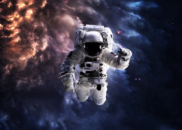 Astronaut i yttre rymden — Stockfoto