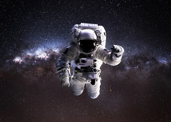 Astronaut in outer space — Stock Photo, Image