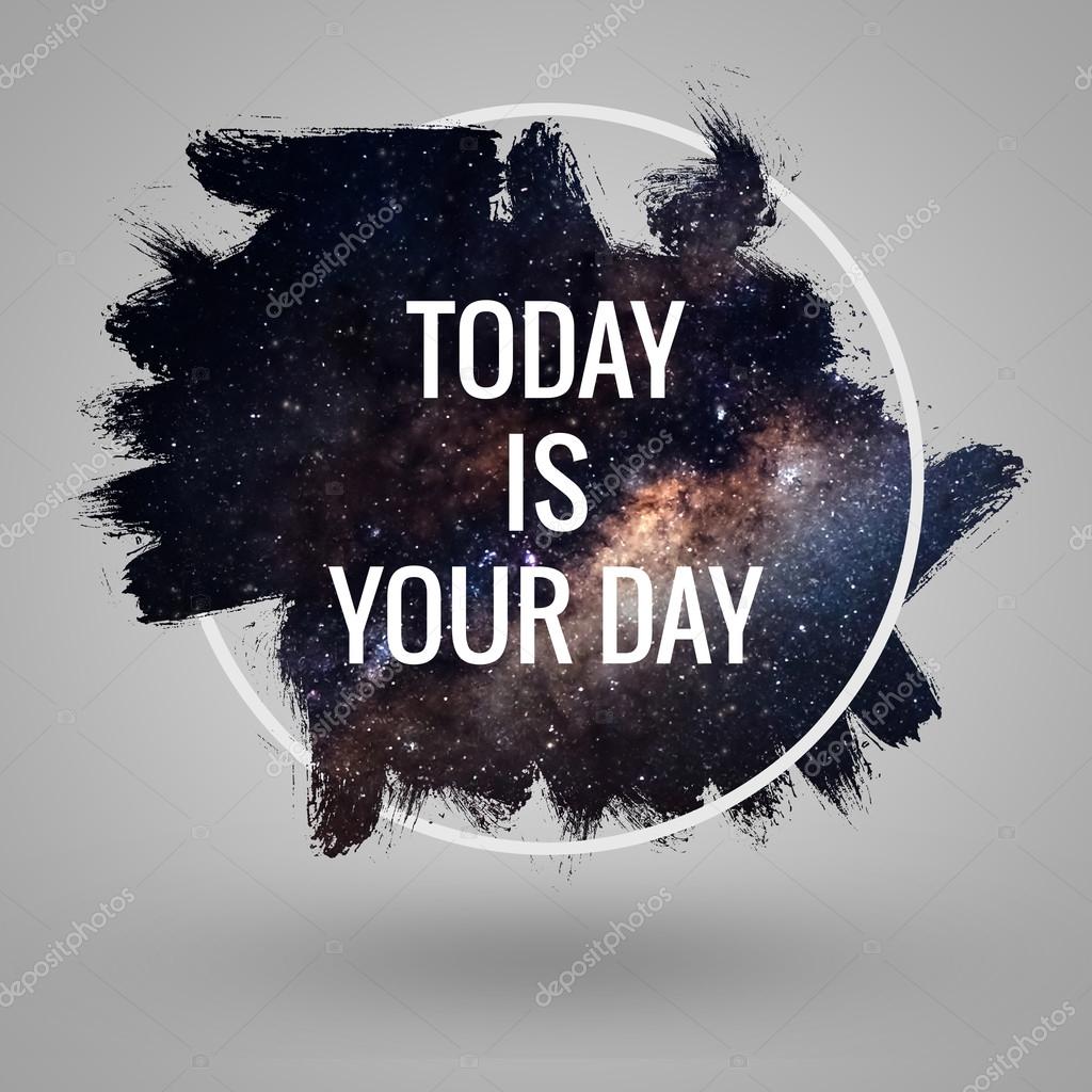 Citation Motivationnelle Au Fond De L Espace Profond Design Artistique Pour Cartes Et Affiches Image Libre De Droit Par Shad Off C 2272