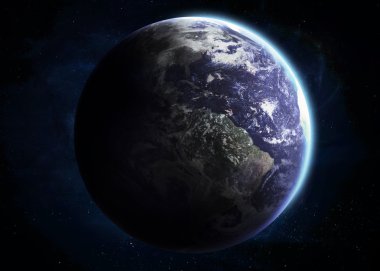 Hight kalite Earth görüntü. Nasa tarafından döşenmiş bu görüntü unsurları