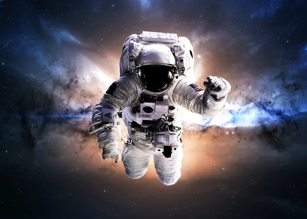 Astronaut in de ruimte — Stockfoto