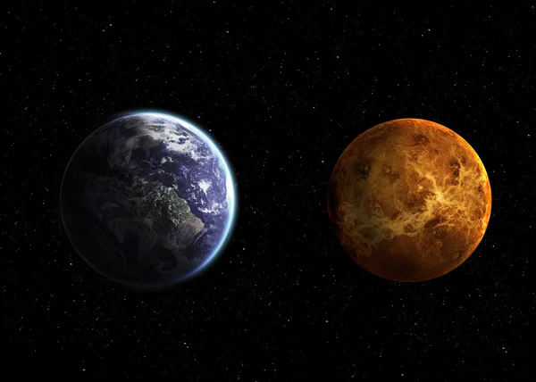 Planete ale sistemului solar de înaltă calitate — Fotografie, imagine de stoc