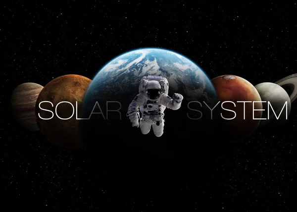 Solar System. Elements of this image furnished by NASA — Stock Photo, Image