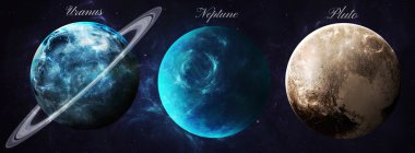 Güneş sistemi gezegenler gösterilen tüm onlar güzellik uzaydan vurdu. Son derece ayrıntılı görüntü, NASA tarafından döşenmiş öğeler dahil olmak üzere. Diğer yönler ve gezegenler kullanılabilir.