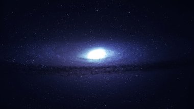 High resolution Incredibly beautiful spiral galaxy somewhere in deep space. Elements of this image furnished by NASA.