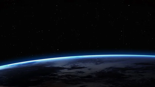 High resolution image of Earth in space. Elements furnished by NASA — Stock fotografie
