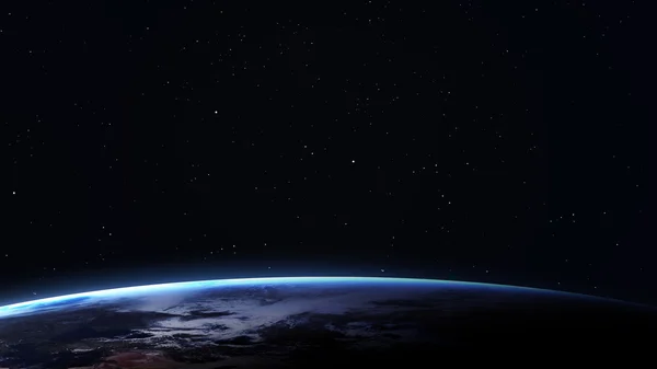 High resolution image of Earth in space. Elements furnished by NASA — 图库照片