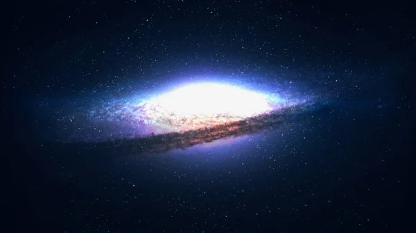 De înaltă rezoluție Incredibil de frumoasă galaxie spirală undeva în spațiul profund. Elemente ale acestei imagini furnizate de NASA . — Fotografie, imagine de stoc